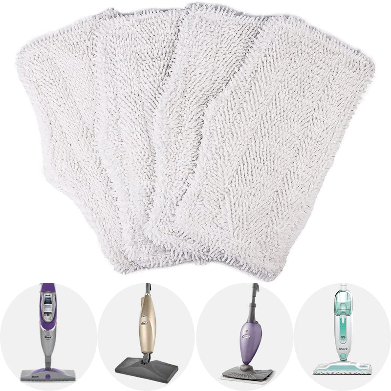 Flammi Steam Mop Pads for Shark SK410 SK435CO S1000 S1000A SK460 SK140 SK141 S3101 S3250 S3251 Steam Mop Replacement Pads, 4 Pack - NewNest Australia