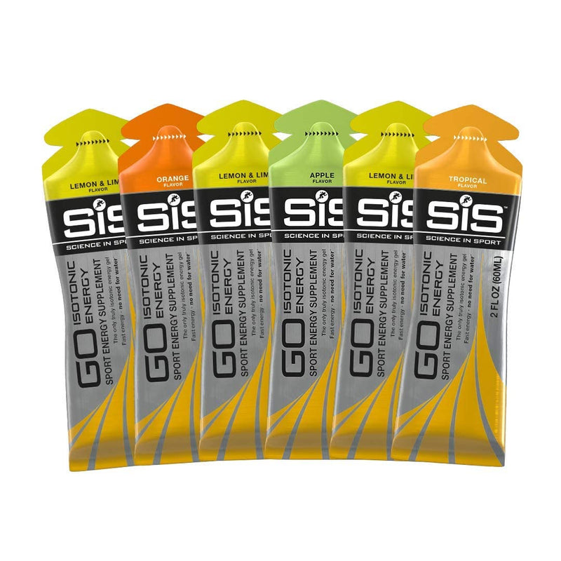 SIS Isotonic Energy Gels, 22g Fast Acting Carbohydrates, Performance & Endurance Sport Nutrition for Athletes, Energy Gels for Running, Sports Gels for Cycling, Citrus Variety - 2 oz - 6 Pack - NewNest Australia