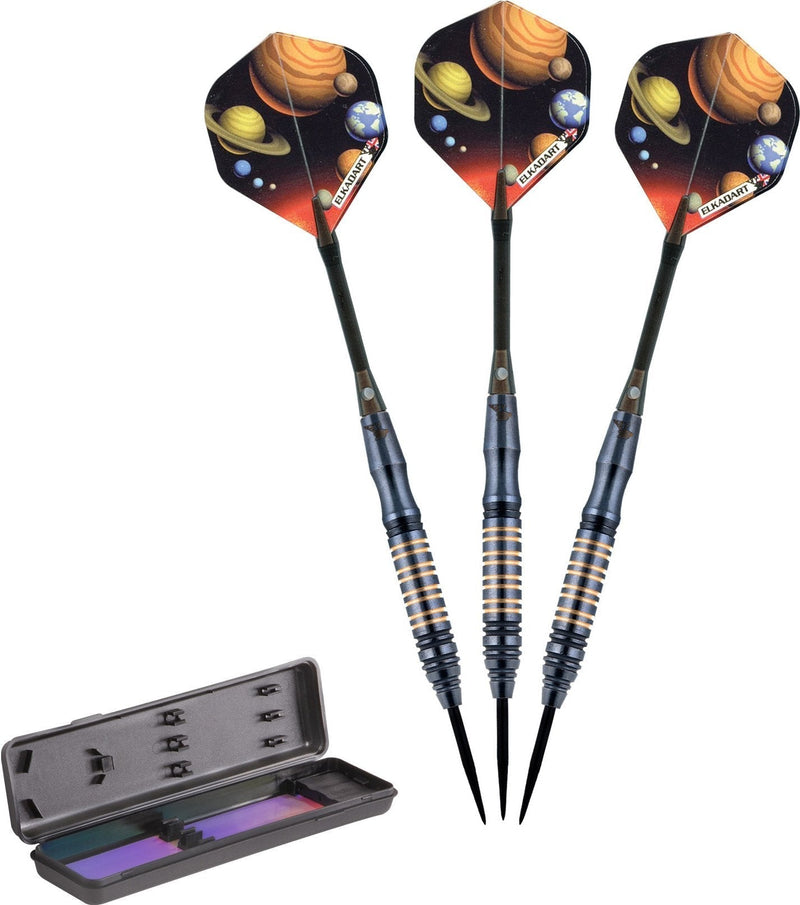 Elkadart Orbital Steel Tip Darts with Storage/Travel Case 19 Grams - NewNest Australia