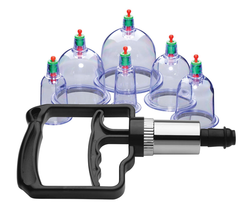 Master Series Sukshen 6 Piece Cupping Set with ACU-Points - NewNest Australia