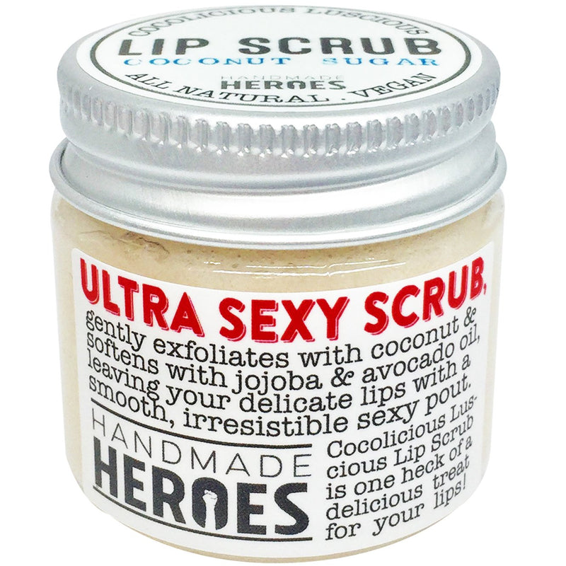 All Natural, Vegan Coconut Lip Scrub - Gentle Exfoliation, Lip Polish & Lip Exfoliator, 1.23oz Coconut Sorbet - NewNest Australia