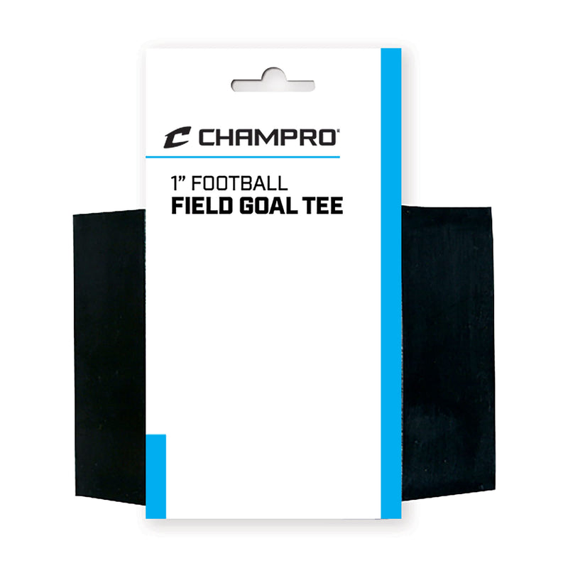 CHAMPRO 1" Heavy-Duty Rubber Football Field Goal Tee in Retail Packaging, Black - NewNest Australia