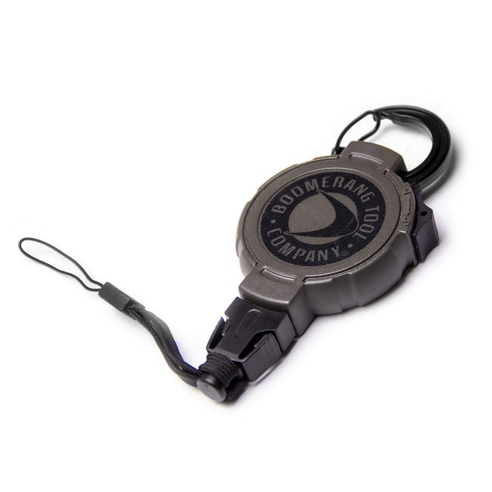 Boomerang Durable Locking Retractable Hunting Gear Electronics Tether, 36" Kevlar Cord, Green - NewNest Australia