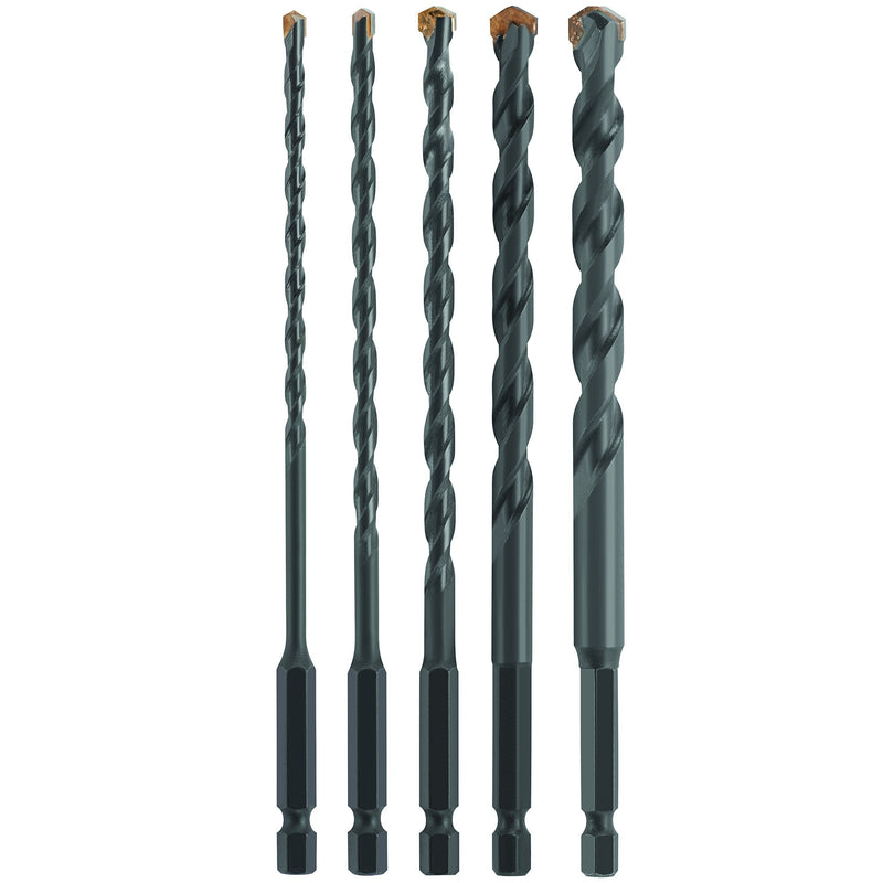 Bosch IMC500 5-Piece Impact MultiConstruction Drill Bit Set 5-Piece Set - NewNest Australia