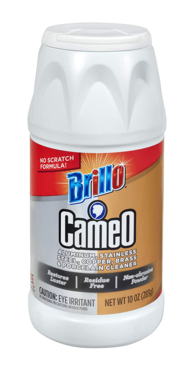 Brillo Cameo Cleaner, Perfect on Aluminum, Stainless Steel, Copper, Brass & Porcelain, No Scratch Formula 10 Ounce (Pack of 1) 10 Ounce (Pack of 1) - NewNest Australia