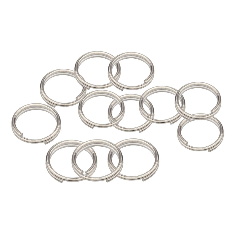 Split Ring, Wisdompro 12 Pack of Small Titanium Alloy Key Rings (Diameter: 10mm) - NewNest Australia