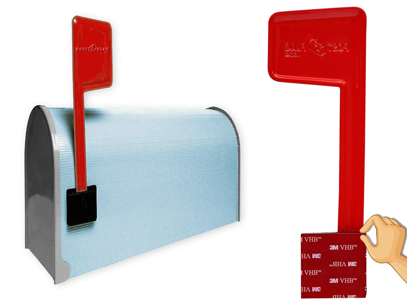 Universal Peel and Stick Replacement Mailbox Flag Replacement (No Tools Required, Fits Any Mail Box) - NewNest Australia