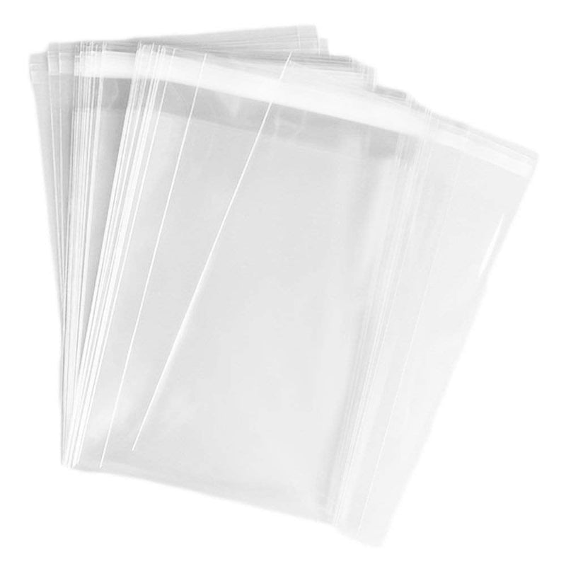AIRSUNNY 200 Pcs 6x9 Clear Resealable Cello/Cellophane Bags Good for Bakery, Candle, Soap, Cookie Poly Bags - NewNest Australia
