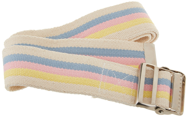 Sammons Preston Gait Belt with Metal Buckle, 2" Wide, 60"L, Heavy Duty Gait Transfer Belt, Patient Transfer, Essential Walking & Transport Assistant for Elderly, Disabled, & Medical Patients, Pastel 60" - Metal Buckle - NewNest Australia