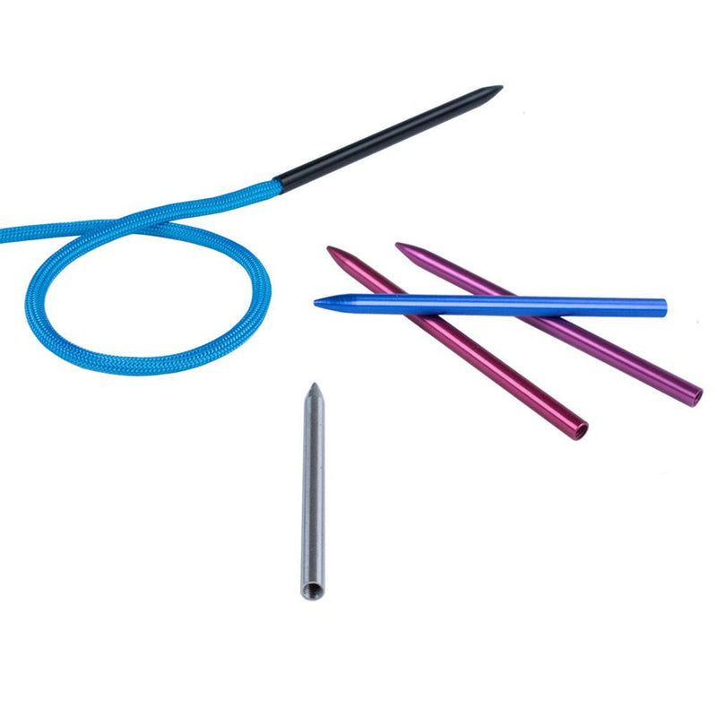 PARACORD PLANET 3" Silver Stainless Steel Fids and 3.5" Red, Pink, Blue and Black Aluminum FID Stitching Needles Single, 2 Pack 4 Pack 1 x Black 3.5 " - NewNest Australia
