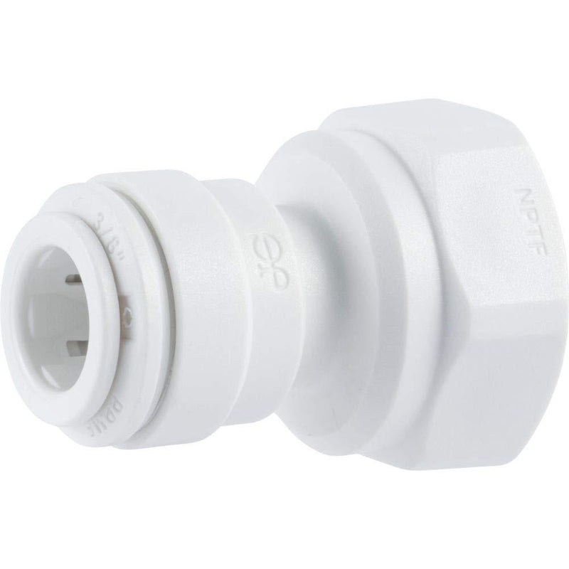 John Guest PP451222WP Push-fit Female Adapter, Push-to-Connect, 3/8 OD x 1/4 NPTF Inch - NewNest Australia