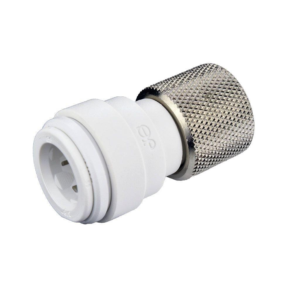 John Guest Speedfit PSEI6012U9P Female Connector x 3/8" Compression Push-to-Connect, White retail_packaging - NewNest Australia