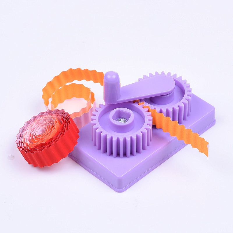 Cuziss Purple Hand-Operated Quilling Crimper, Paper Slip Wave Shape Making Tool DIY Making Tool, Quilling Tool with Little Storage Case - NewNest Australia