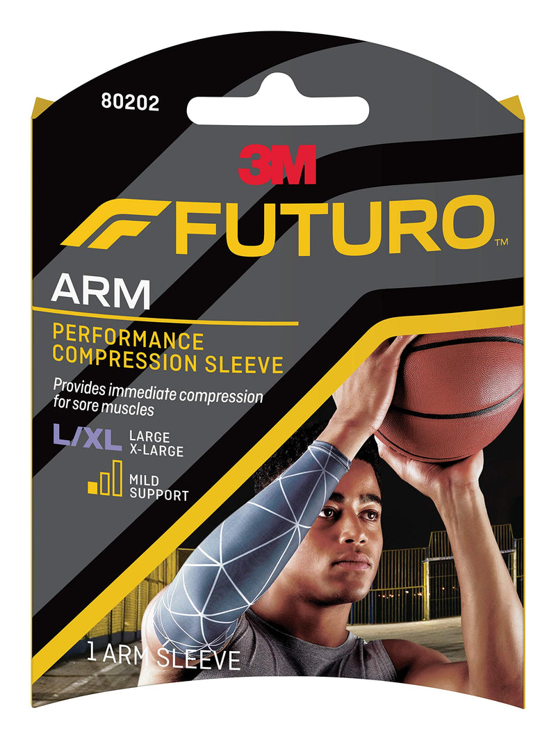 Futuro Sport Performance Compression Arm Sleeve, Small/Medium Compression Sleeve L/XL - NewNest Australia