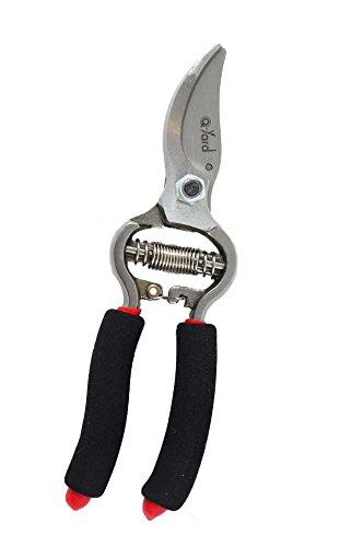 Q-yard Heavy Duty Pruning Shears-Professional Gardening, Razor Sharp - Avid Gardeners & Tree Trimmers, Red Silver - NewNest Australia