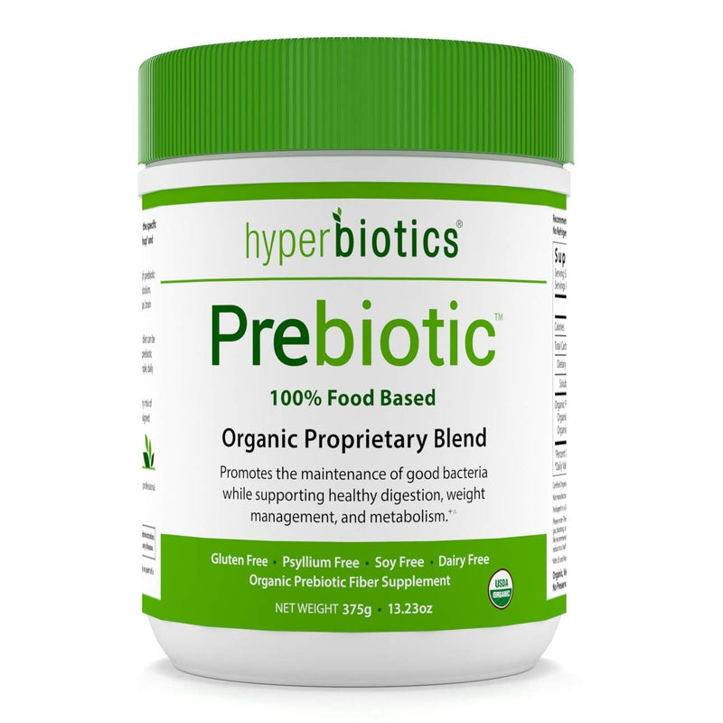 Hyperbiotics Organic Prebiotic Powder - Supports Healthy Digestion and Growth of Beneficial Bacteria (with Jerusalem Artichoke and Acacia Fiber) - 375 Grams (54 servings) Prebiotic Fiber Supplement - NewNest Australia