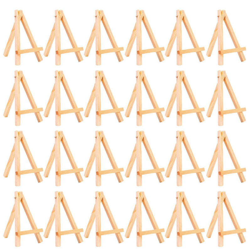 eBoot 24 Pack Mini Wood Display Easel (5 Inch) 5 Inch - NewNest Australia