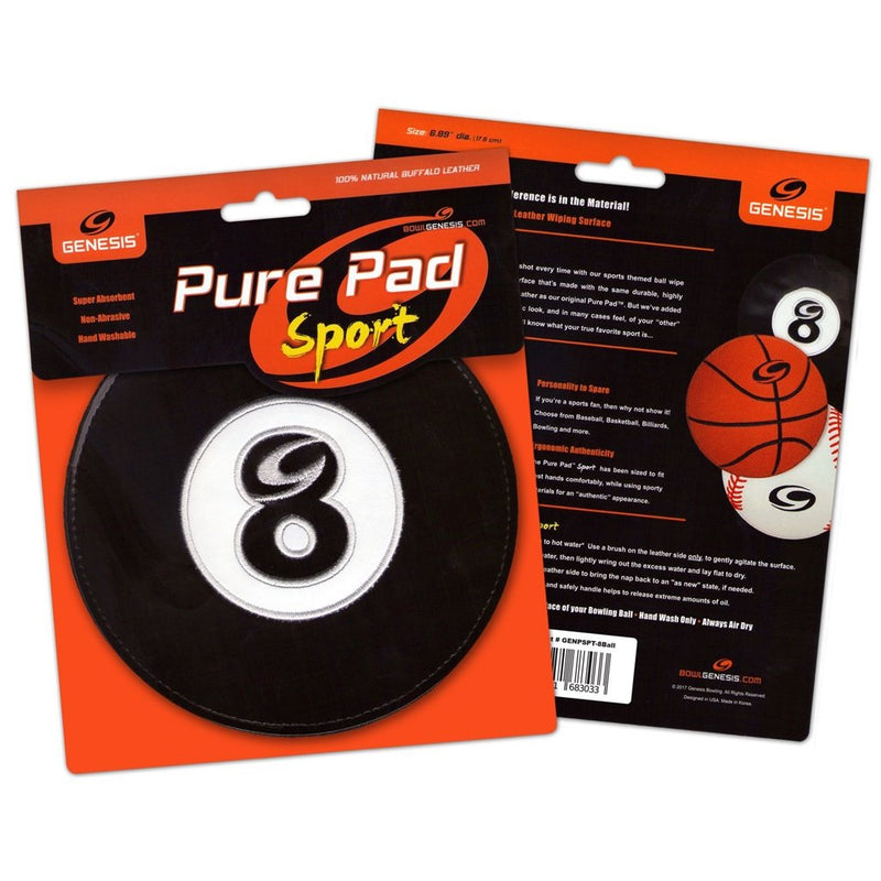 Genesis Pure Pad Sport Bowling Ball Wipe Pad- 8 Ball Billiards - NewNest Australia