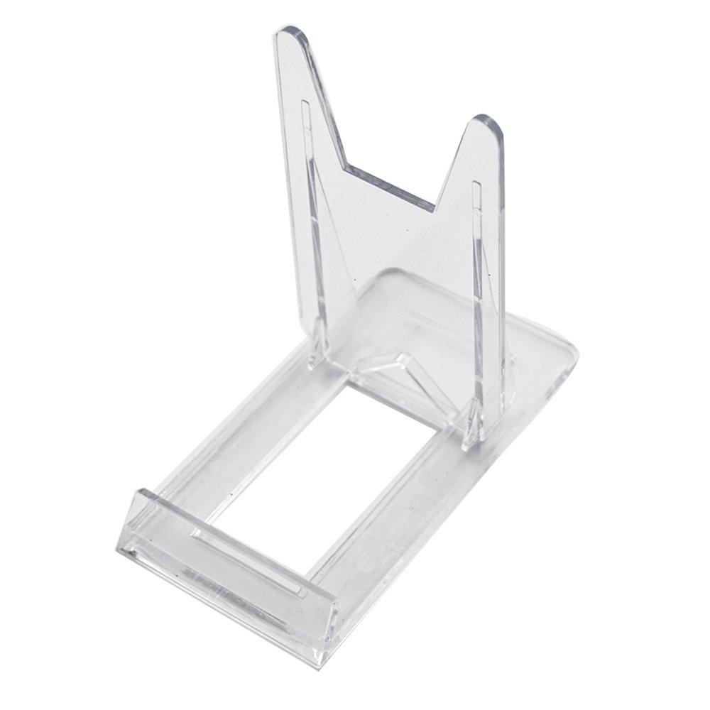NewNest Australia - Artliving Two Part Adjustable Clear Acrylic Plastic Display Stand Easel (Set of 6) suitable for 5"-9" 