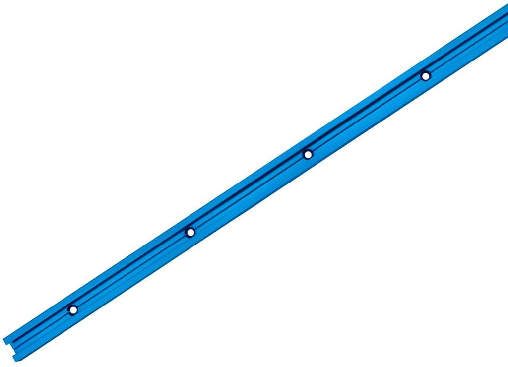 POWERTEC 71066 Double-Cut Profile Universal T-Track with Predrilled Mounting Holes, 36" 1PK - NewNest Australia