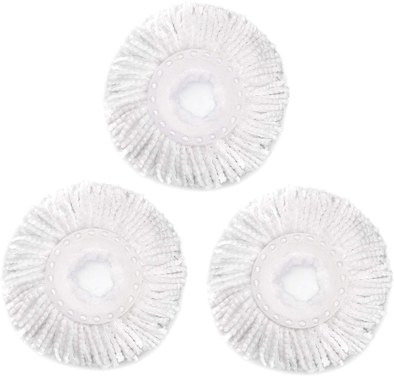 3 Pack Spin Mop Replacement Head for Standard Size Spin Mop Systems, Microfiber Spin Mop Refills 3 - NewNest Australia