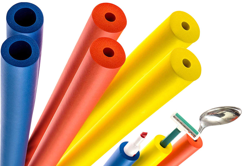 6-Pack of Foam Grip Tubing/Foam Tubing - Ideal Grip Aid for Utensils, Tools and More - No BPA/Phthalate/Latex - NewNest Australia