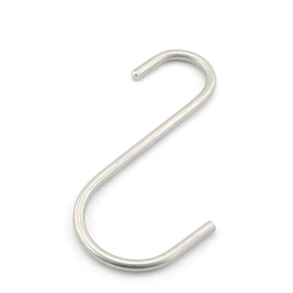 NewNest Australia - NXG 6 Pack 5.25 Inch Heavy Duty Solid Stainless Steel S Hook S Shape Durable Hanging Hooks for Heavy Items Tools, Auto Parts, Bicycle, Tires, Hoses. 