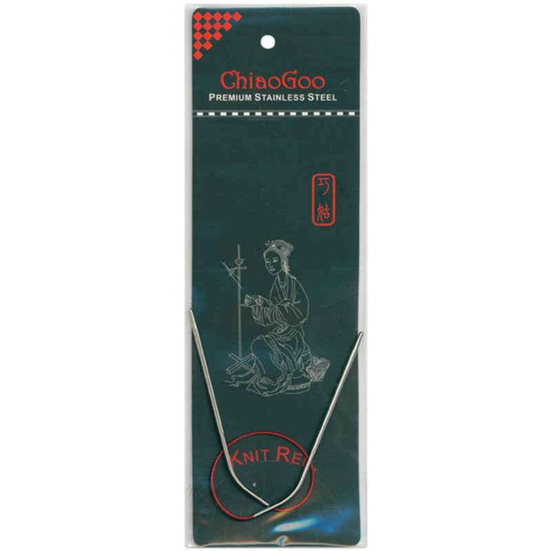 ChiaoGoo Red Circular Knitting Needles 12"-Size 00/1.75mm 00 US 12" - NewNest Australia