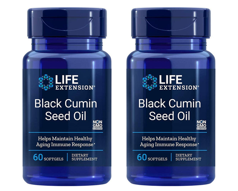 Life Extension Black Cumin Seed Oil, 60 softgels Life Extension (2 pack) - NewNest Australia