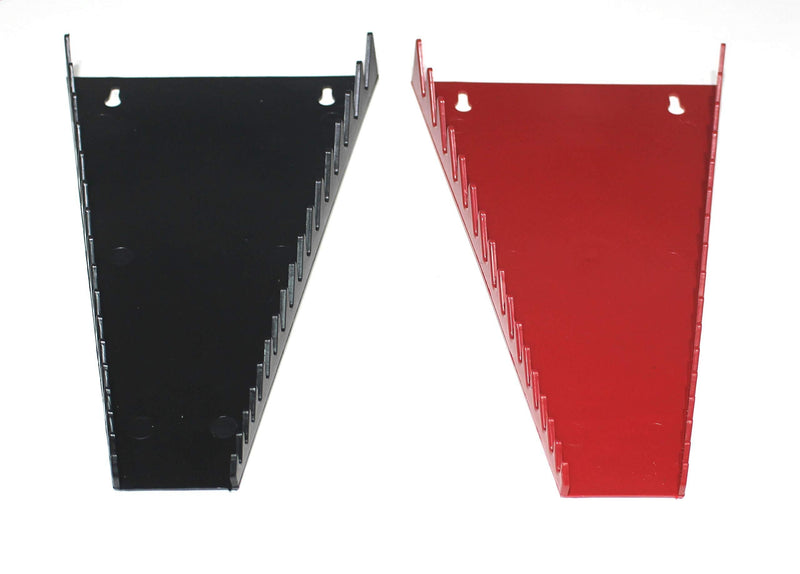 JSP Manufacturing Red & Black 16 Tool Standard Wrench Holder Wrench Organizer 2 Pack | Storage Rack Tray Tool Holder - NewNest Australia