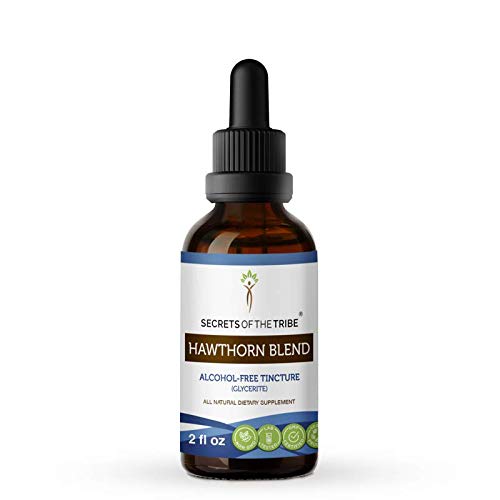 Hawthorn Blend Tincture Alcohol-Free Extract, Organic Hawthorn (Crataegus spp.) Dried Leaf, Flower, Berry 2 oz 2 Fl Oz (Pack of 1) - NewNest Australia
