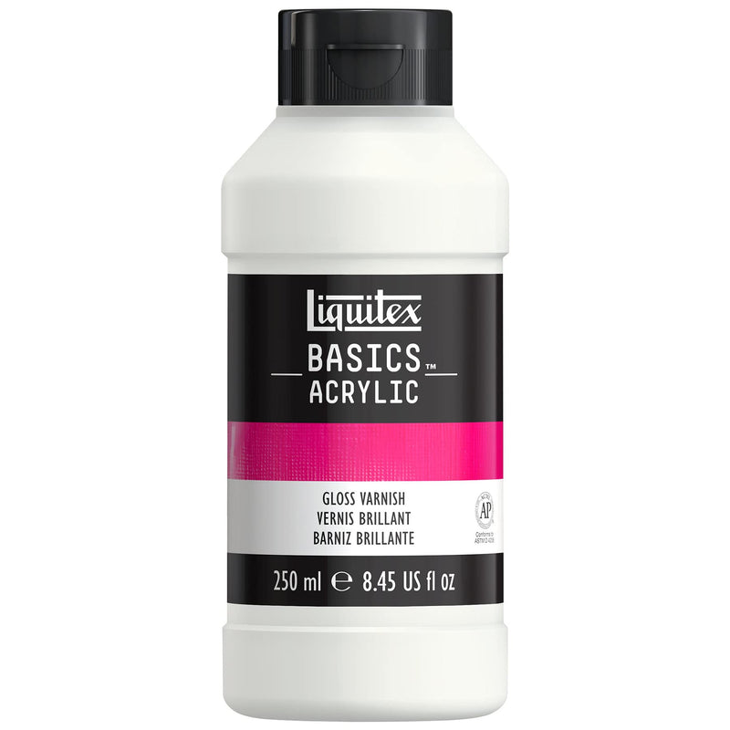 Liquitex BASICS Gloss Varnish, 250ml - NewNest Australia