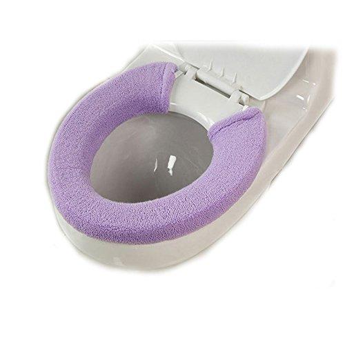 Soft Warm Thicken Toilet Seats Covers (Purple) Purple - NewNest Australia