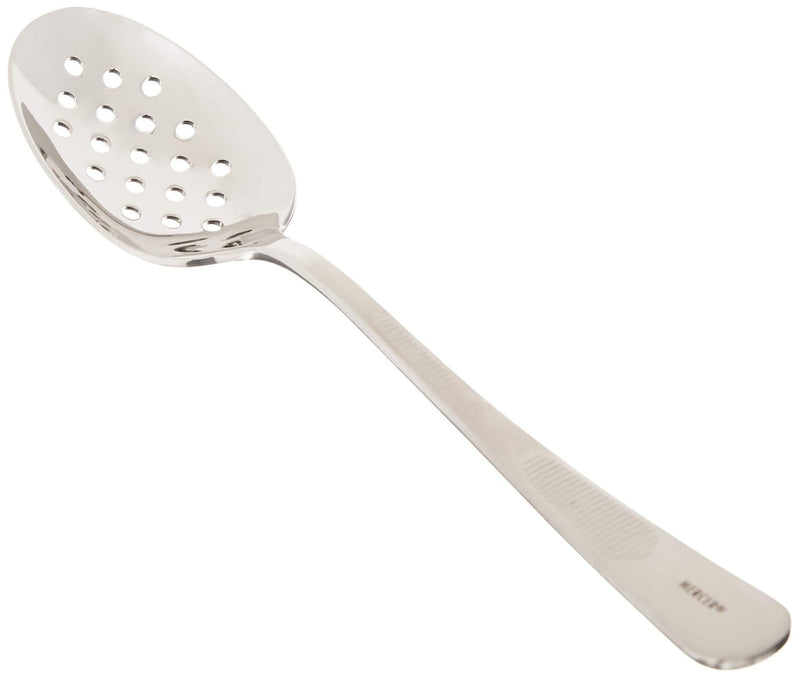 NewNest Australia - Mercer Culinary Plating Spoon, Perforated Bowl, 7 7-8 Inch, Silver Perforated Bowl - 7 7/8" 