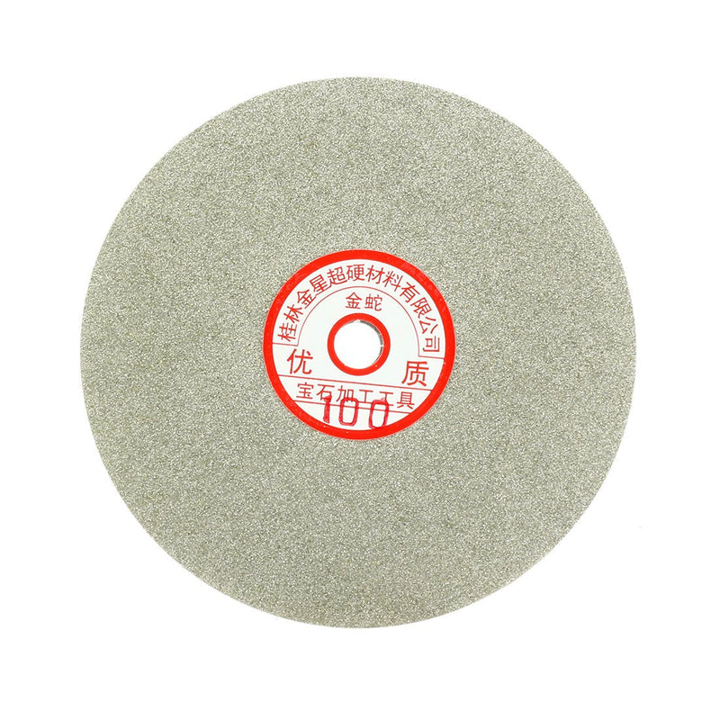 uxcell 6-inch Grit 100 Diamond Coated Flat Lap Wheel Grinding Sanding Polishing Disc - NewNest Australia
