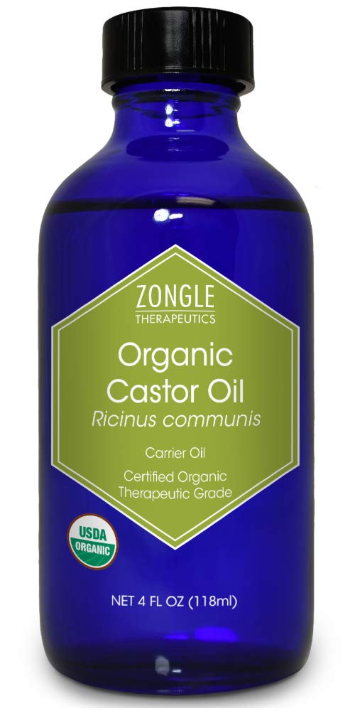 Zongle USDA Certified Organic Castor Oil, Cold Pressed, Ricinus Communis, 4 OZ… - NewNest Australia
