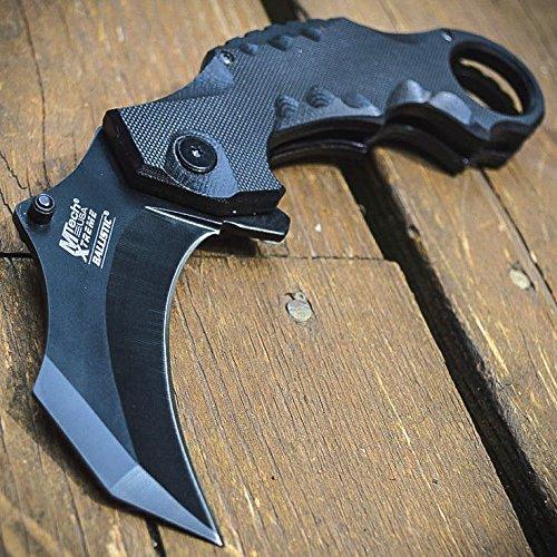 8" Spring Assisted G'Store Open Folding Pocket Knife Karambit Claw Combat Tactical - NewNest Australia