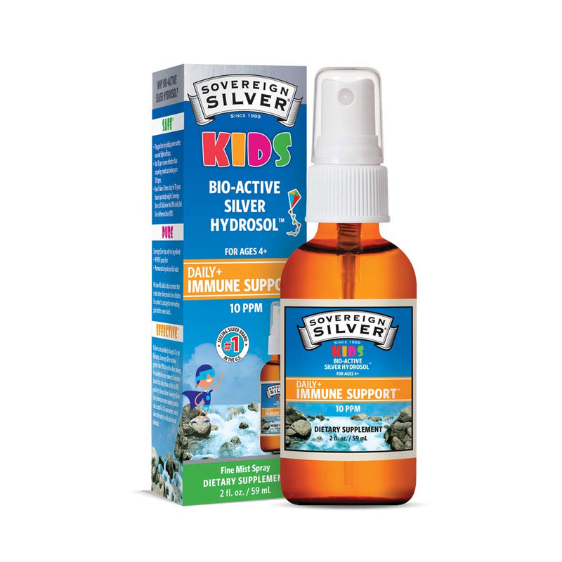 Sovereign Silver Bio-Active Silver Hydrosol for Kids Immune Support – Fine Mist, 2 oz. - NewNest Australia