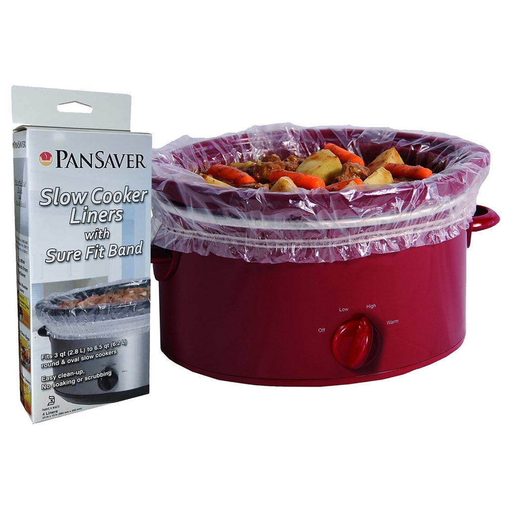 PanSaver 12 Pack Disposable Slow Cooker Liners Crockpot Liners Small Quart Cookers Liners with a Sure Fit Band - NSF approved, KOFK Certified Kosher - NewNest Australia