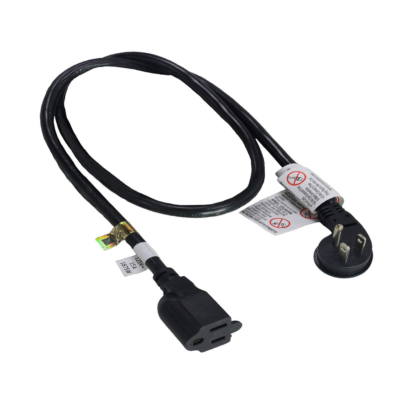 FIRMERST 1875W 3 Feet Extension Cord Low Profile Flat Plug 14Awg 15A Black 1 - NewNest Australia