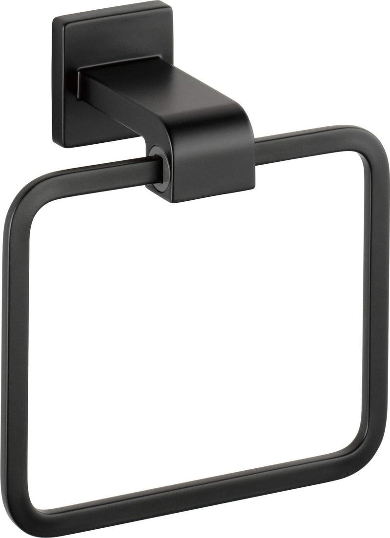 DELTA Ara Towel Ring, Matte Black, Bathroom Accessories, 77546-BL - NewNest Australia