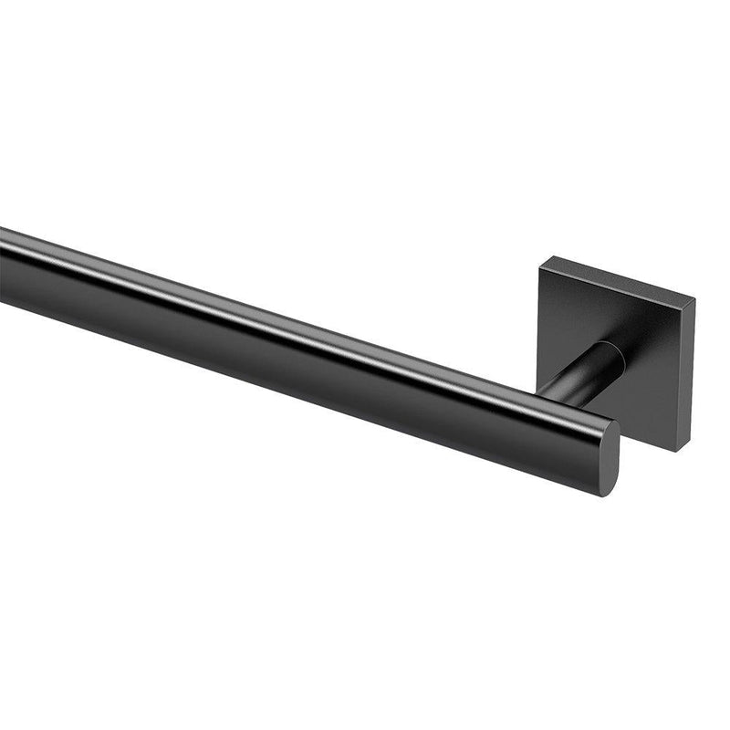 Gatco 4051MX Elevate Bathroom Towel Bar, 18-inch, Matte Black Single Bar 18 Inch - NewNest Australia