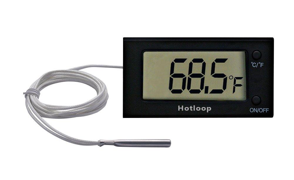 NewNest Australia - Hotloop Digital Oven Thermometer Heat Resistant up to 572°F/300°C Black 