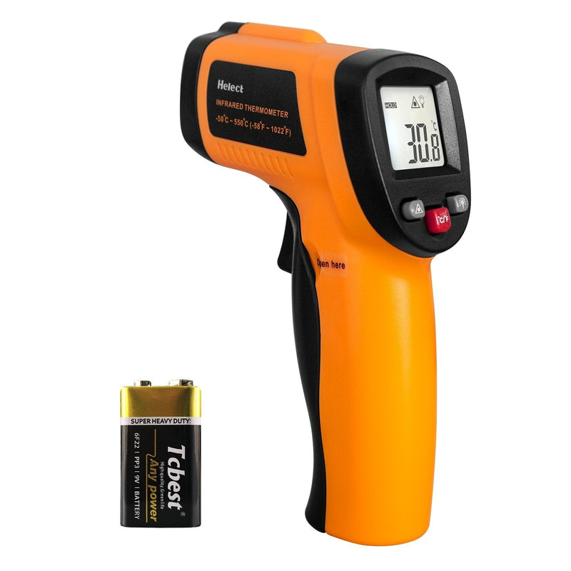 Helect (NOT for Human) Infrared Thermometer, Non-Contact Digital Laser Temperature Gun -58°F to 1022°F (-50°C to 550°C) with LCD Display - NewNest Australia