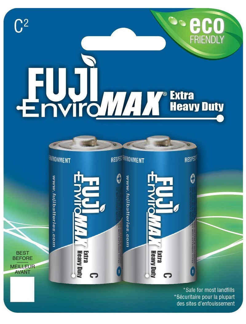 Fuji Enviromax 3200BP2 EnviroMax C Extra Heavy-Duty Batteries, 2 pk, Blue, Standard - NewNest Australia