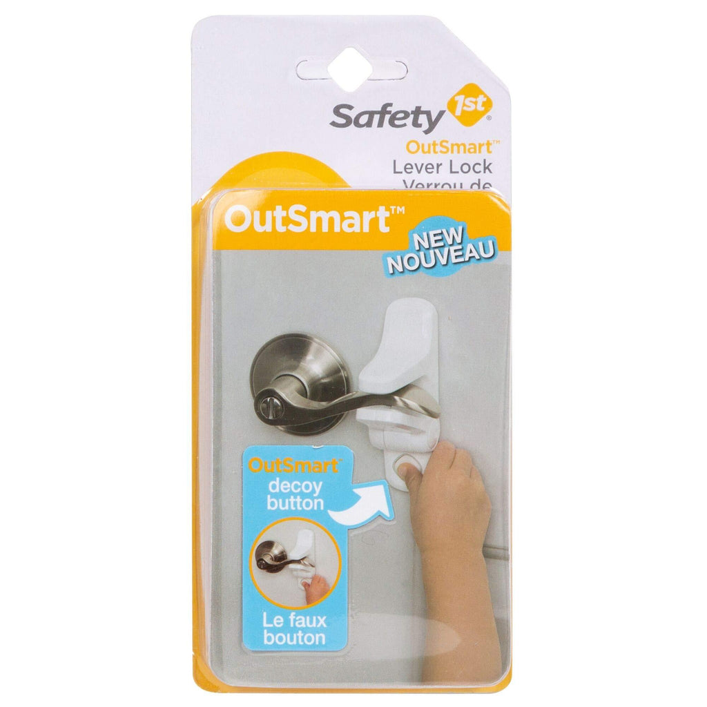 Safety 1st OutSmart Child Proof Door Lever Lock (White) 1 Pack - NewNest Australia