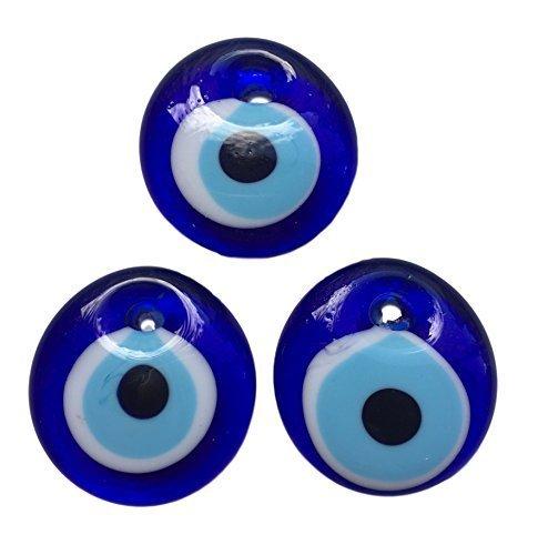 NewNest Australia - Mystic Jewels Set of 3 pcs - New Turkish Glass Evil Eye Wall Hanging Ornament - Home House Car Gift Collectable Good Luck 