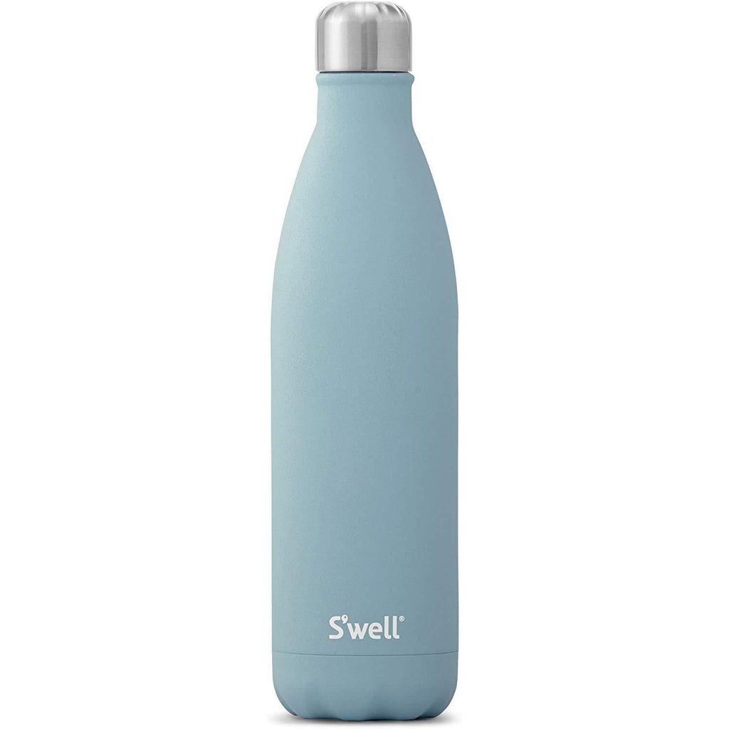 NewNest Australia - S'well Stainless Steel Water Bottle Triple-Layered Vacuum-Insulated Containers Keeps Drinks Cold for 54 Hours and Hot for 26-with No Condensation- BPA-Free - Perfect for the Go, 25 Fl Oz, Aquamarine 