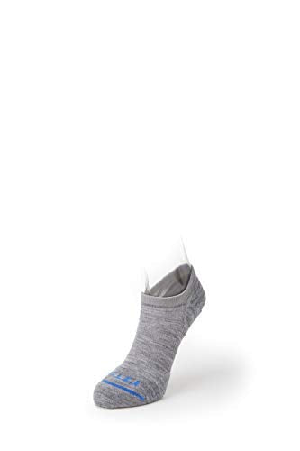 FITS Light Runner – No Show: Running Socks for Workouts,Trail Running, Crossing Training, and Fitness,Black, S Light Grey Small - NewNest Australia