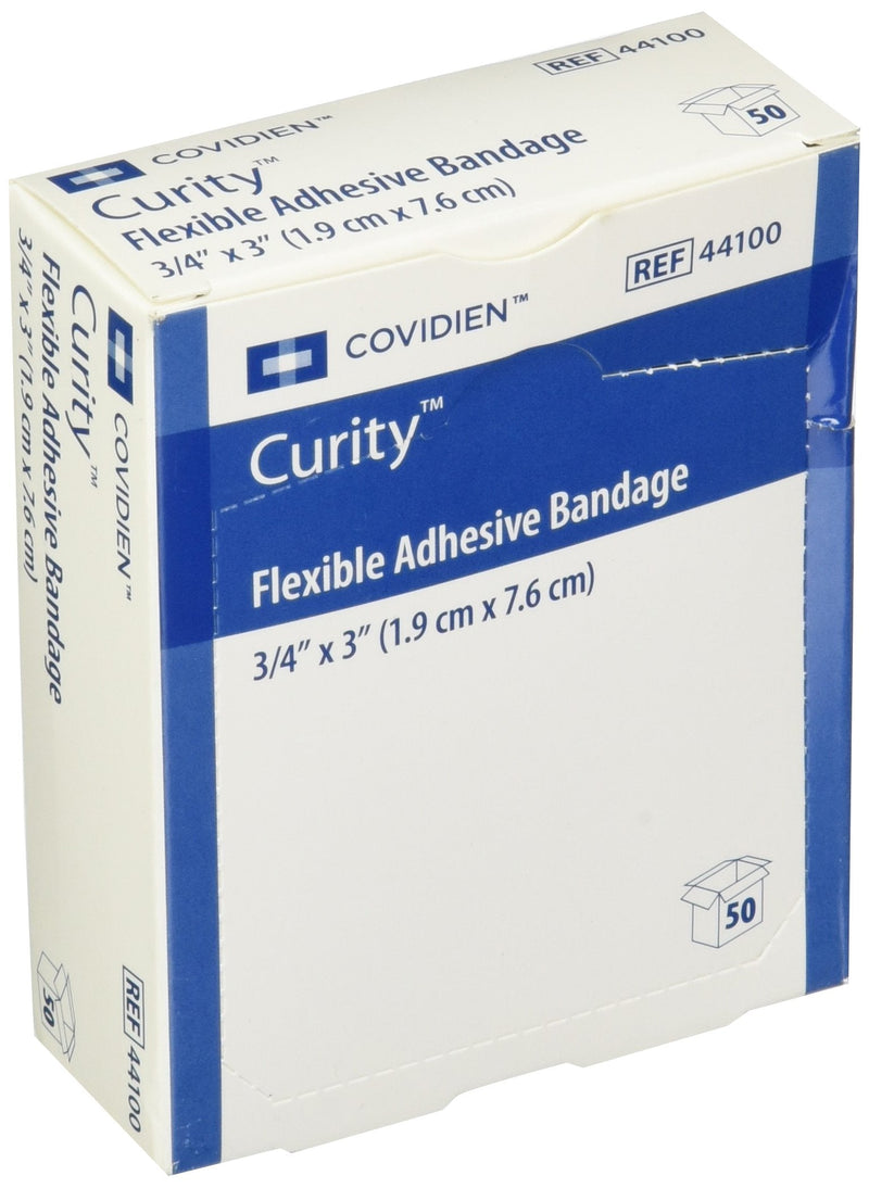 COVIDIEN 44100 Medplus Services Fabric Bandage, 3/4"x3", 50/PK, 24PK/CS - NewNest Australia